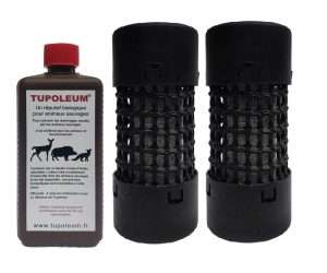 demi litre Tupoleum animaux sauvages et 2 mini-cylindres