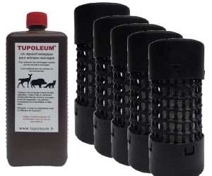 1 litre Tupoleum animaux sauvage+ 5 mini-cylindres